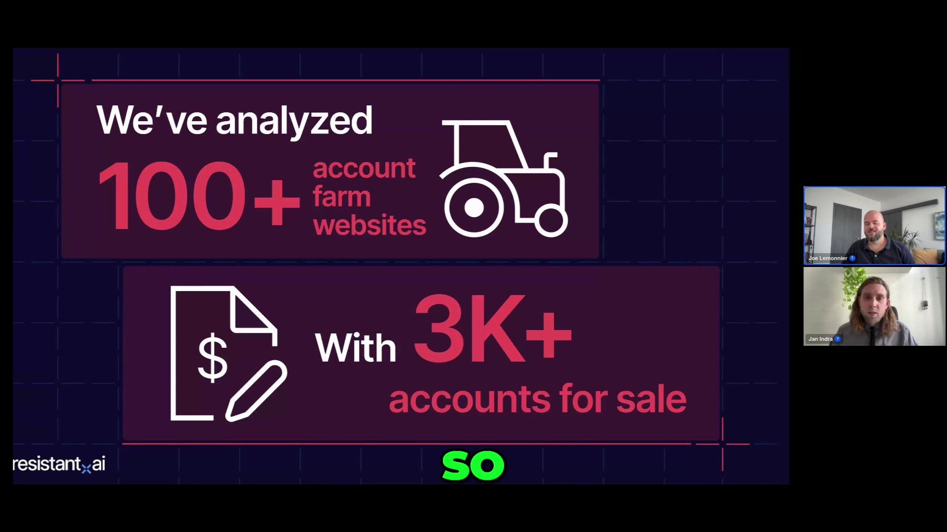 What industries are impacted by illegal account selling?